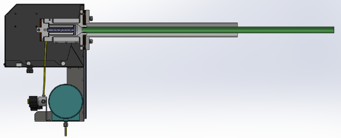 取樣單元 取樣探頭裝置是具有電加熱伴熱功能，能自行加熱并實施溫控的采樣裝置。該裝置適用于高溫、高粉塵濃度的SCR/SNCR裝置入口和出口樣氣的連續(xù)采集。